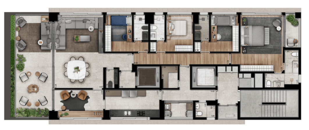 Planta 4 — Tonino Lamborghini - Residencial