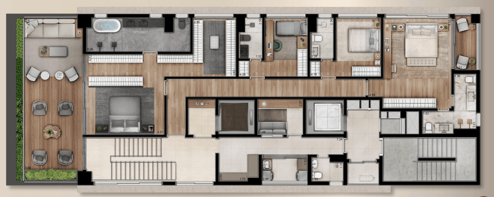 Planta 5 — Tonino Lamborghini - Residencial