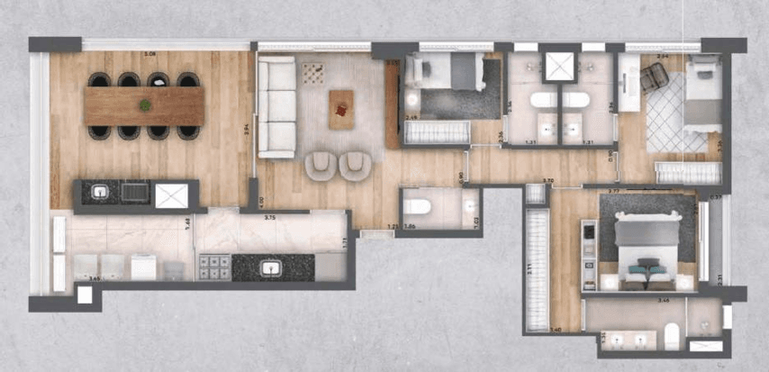 Planta 2 — 39 Sete Perdizes
