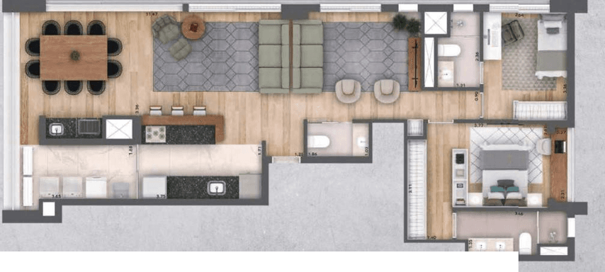 Planta 4 — 39 Sete Perdizes