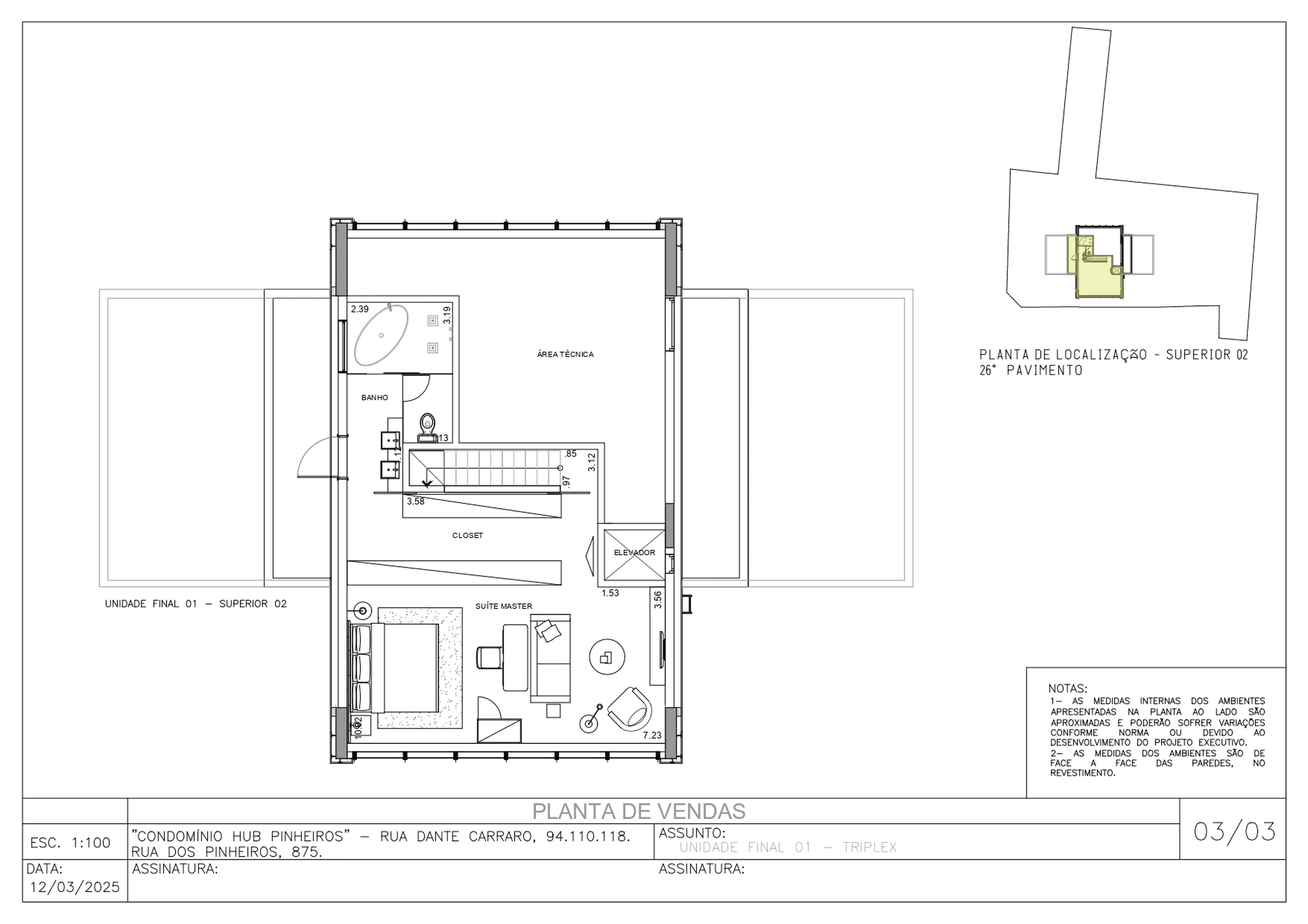Planta 6 — HUB Pinheiros - Residencial