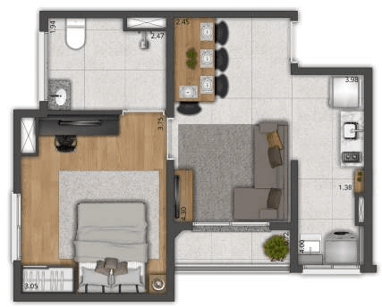 Planta 3 — Welconx Alto de Pinheiros - NR