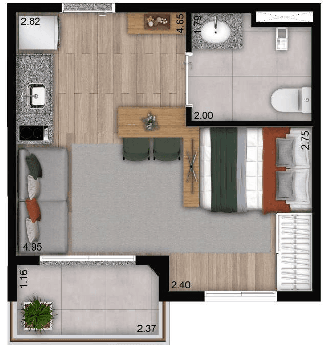 Planta 3 — Welconx Perdizes - NR