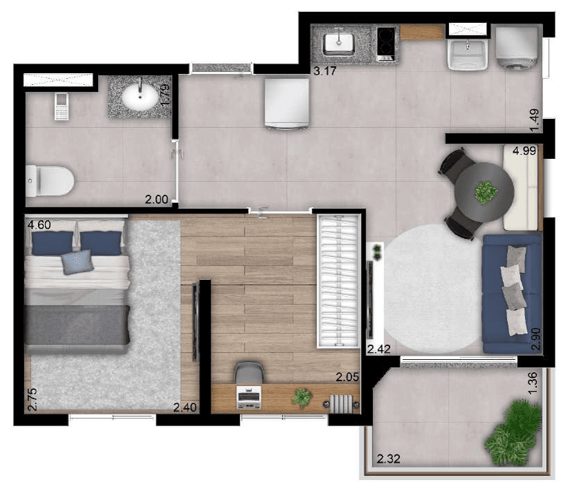Planta 4 — Welconx Perdizes - NR
