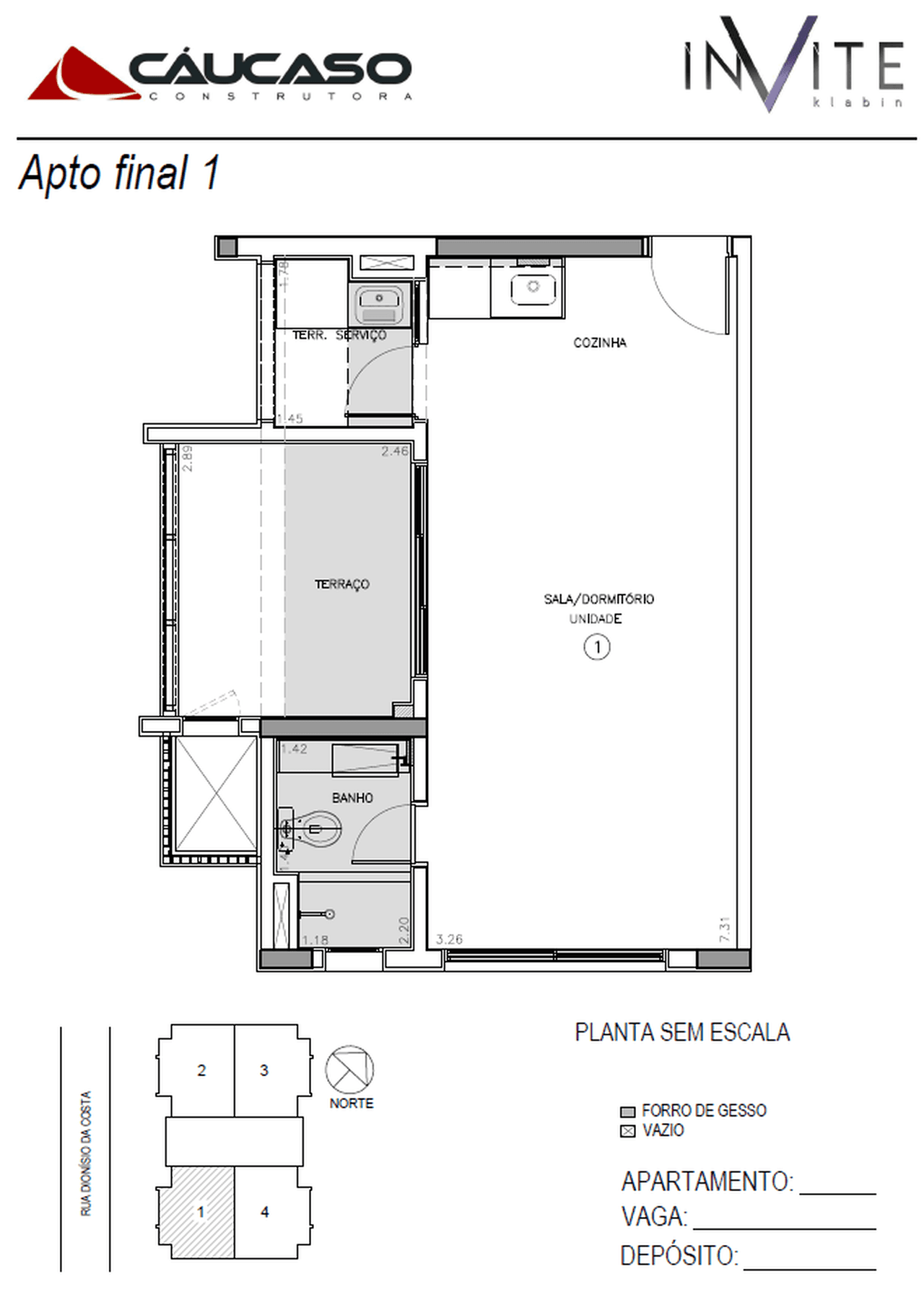 Planta 1 — Invite Klabin