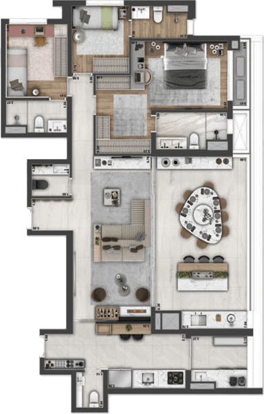 Planta 2 — Haus Mitre Reserva Vila Mariana - Residencial