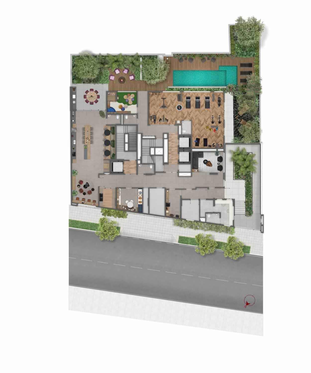 Planta 1 — Today Joaquim Távora - Residencial