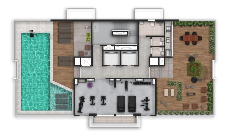 Planta 2 — Wire Capote Valente - Residencial