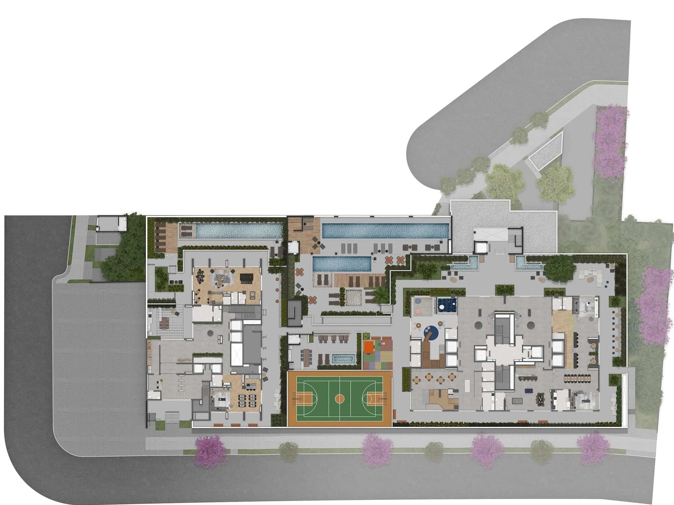 Planta 1 — Residence Unik - Residencial