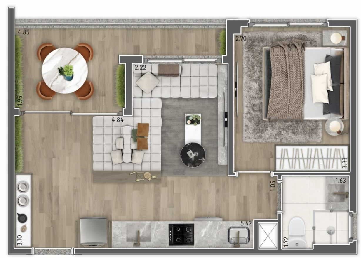 Planta 5 — Today Vila Mariana - Residencial