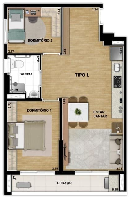 Planta 2 — C290 - NR