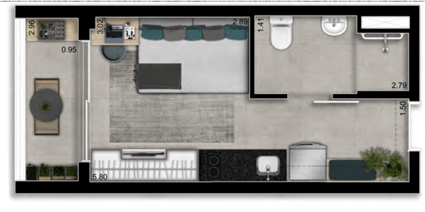 Planta 4 — Lasar Chácara Klabin Versatile - Studios