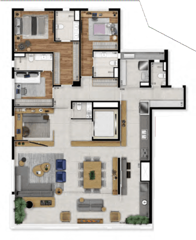 Planta 4 — Lasar Chácara Klabin Autoral