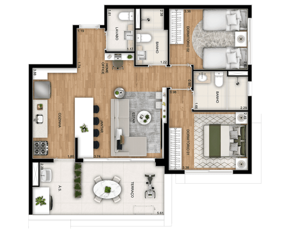 Planta 1 — Signatur