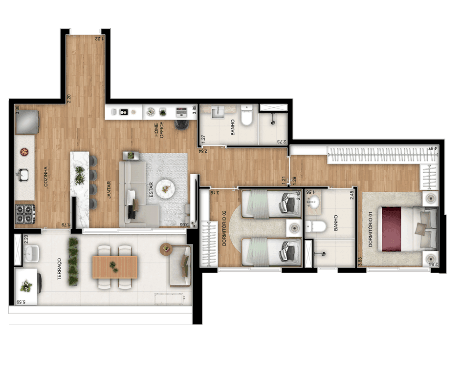 Planta 3 — Signatur