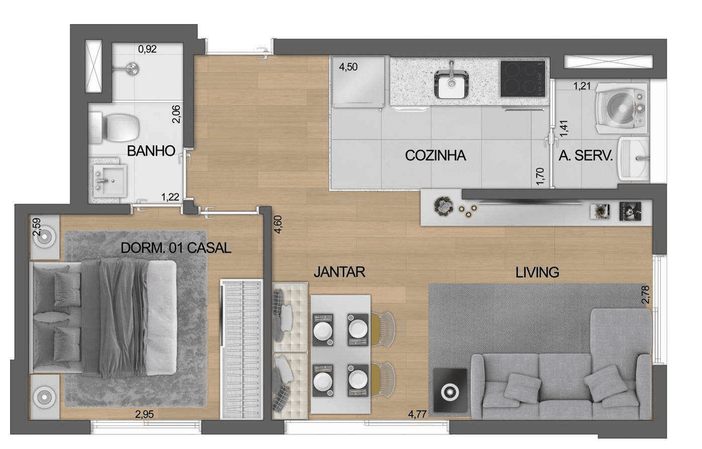 Planta 3 — Boulevard Ibirapuera Iraé - NR