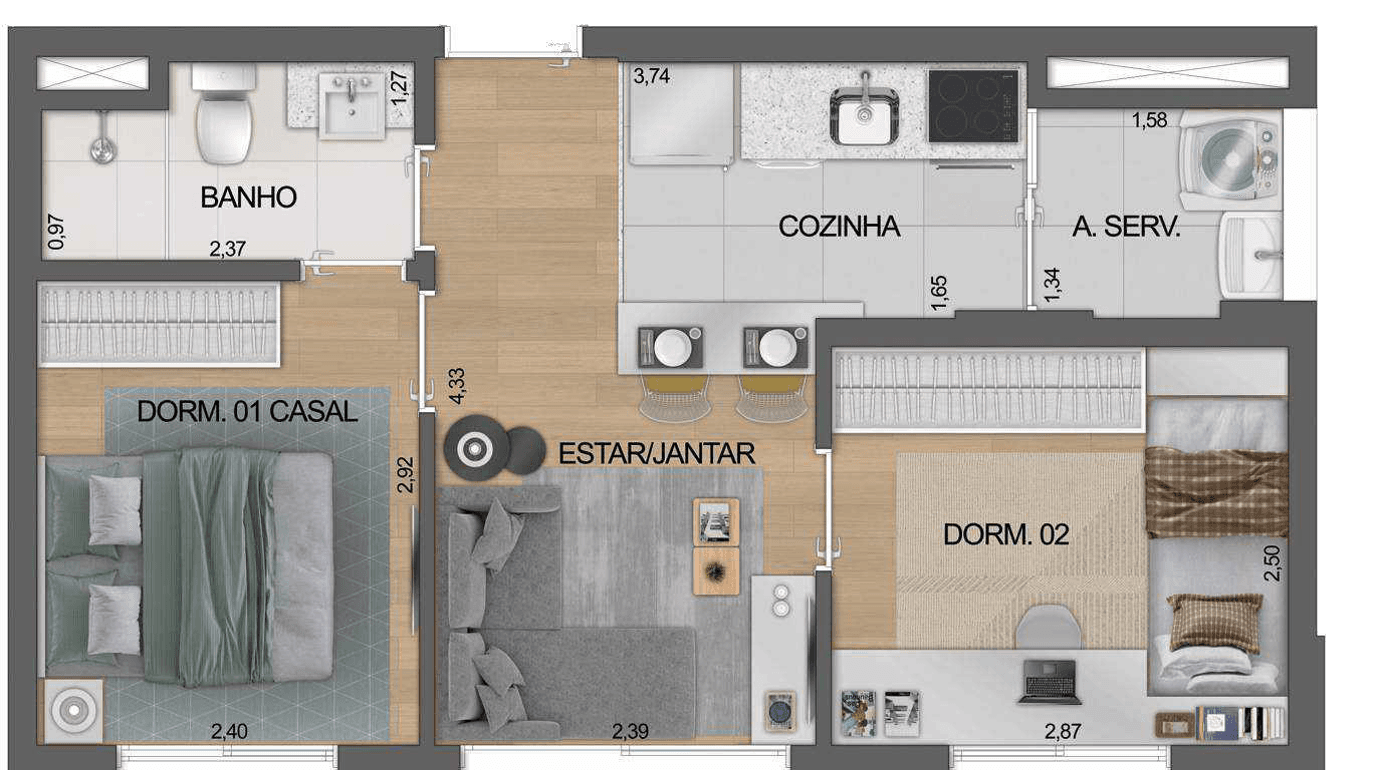 Planta 4 — Boulevard Ibirapuera Iraé - NR