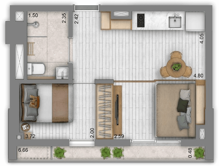 Planta 2 — Jardim Lobato - NR