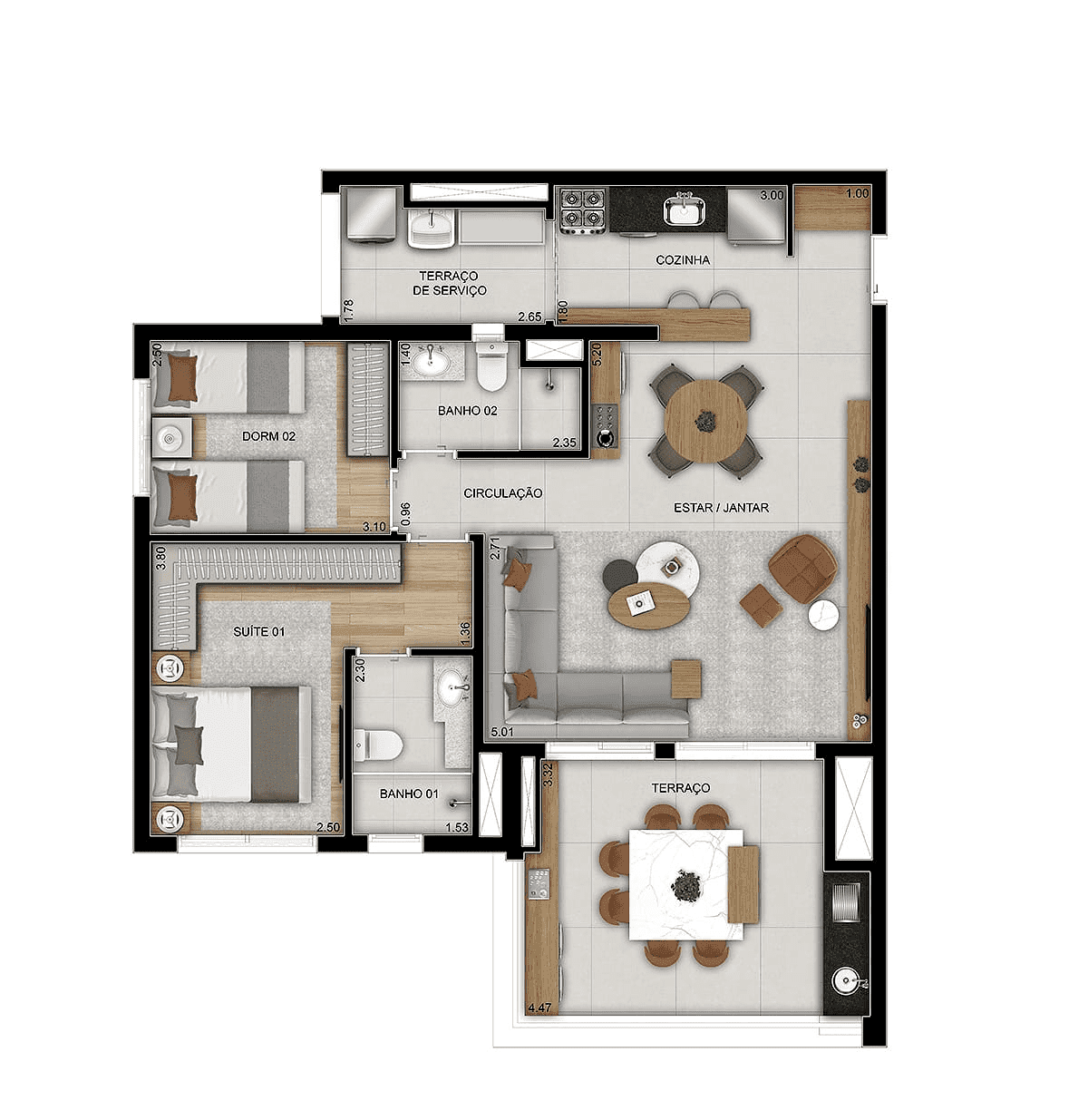 Planta 5 — Parque Diálogo Padre Adelino Home
