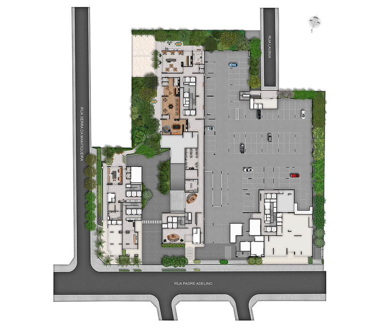 Planta 1 — Parque Diálogo Padre Adelino Smart - Residencial