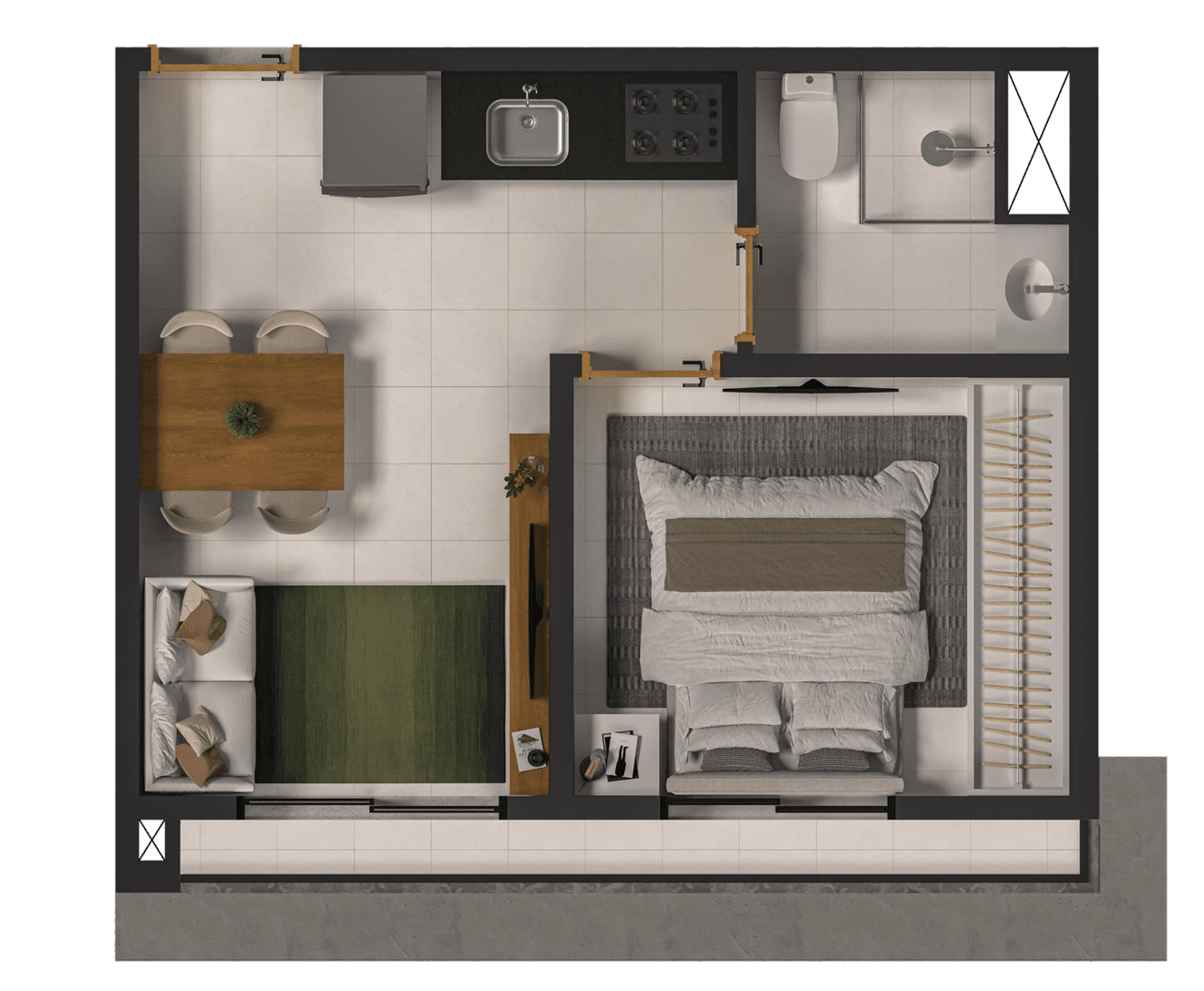 Planta 2 — Flamboyant 294 - Residencial