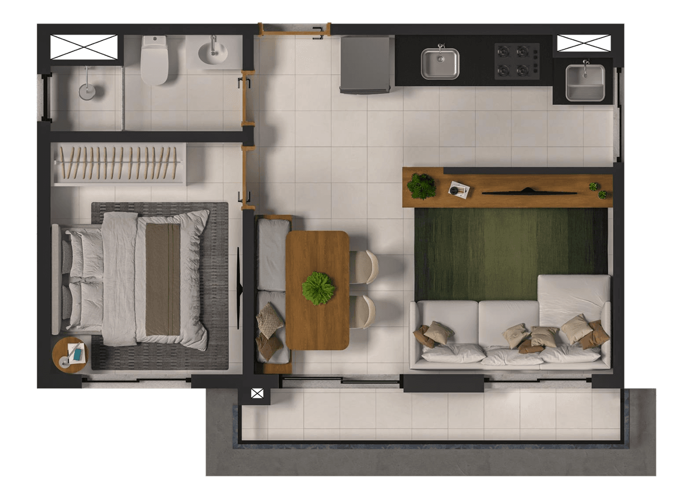 Planta 5 — Flamboyant 294 - Residencial