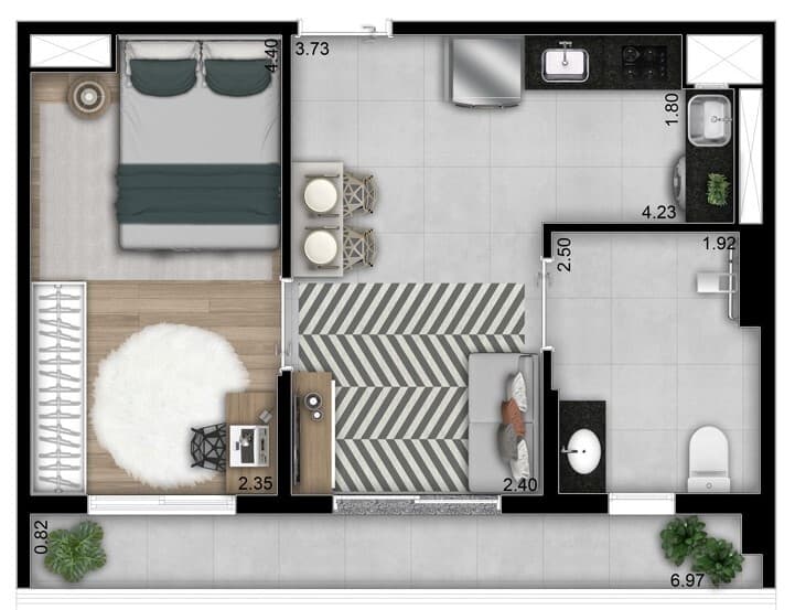 Planta 2 — Welconx Chácara Klabin - NR
