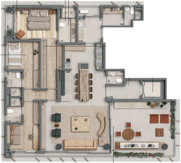 Planta 3 — Bioma Itaim