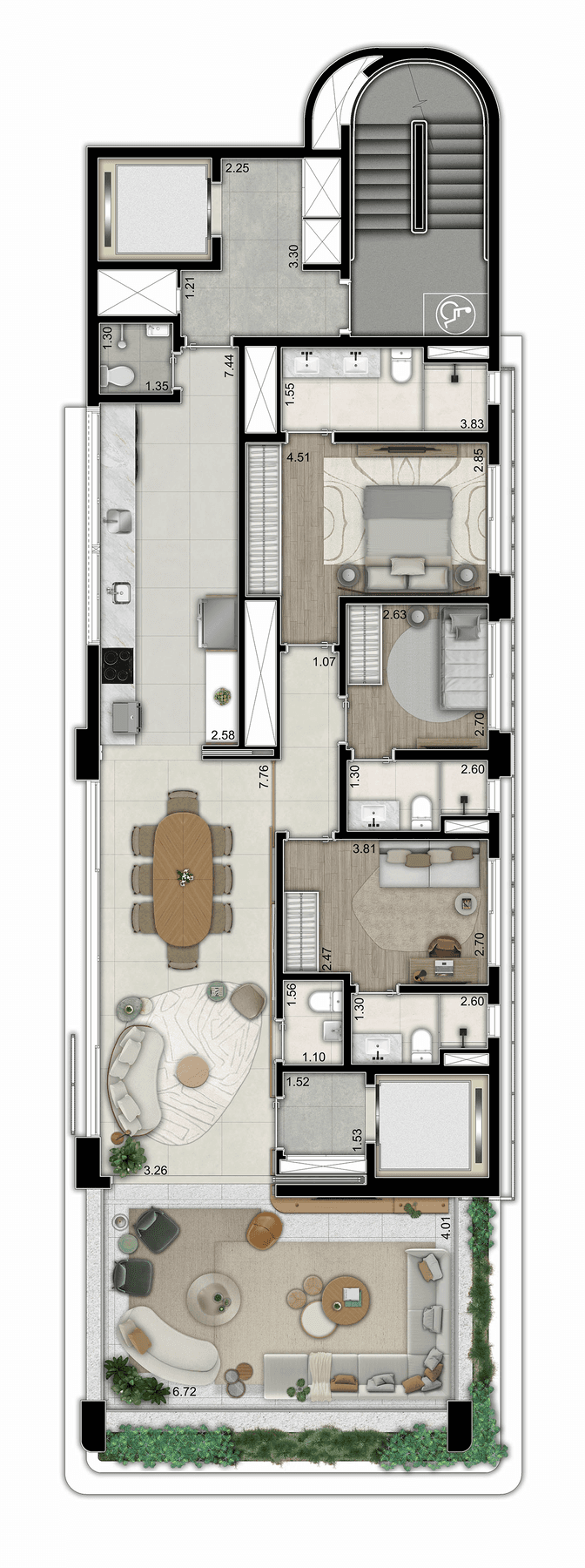 Planta 3 — Lux