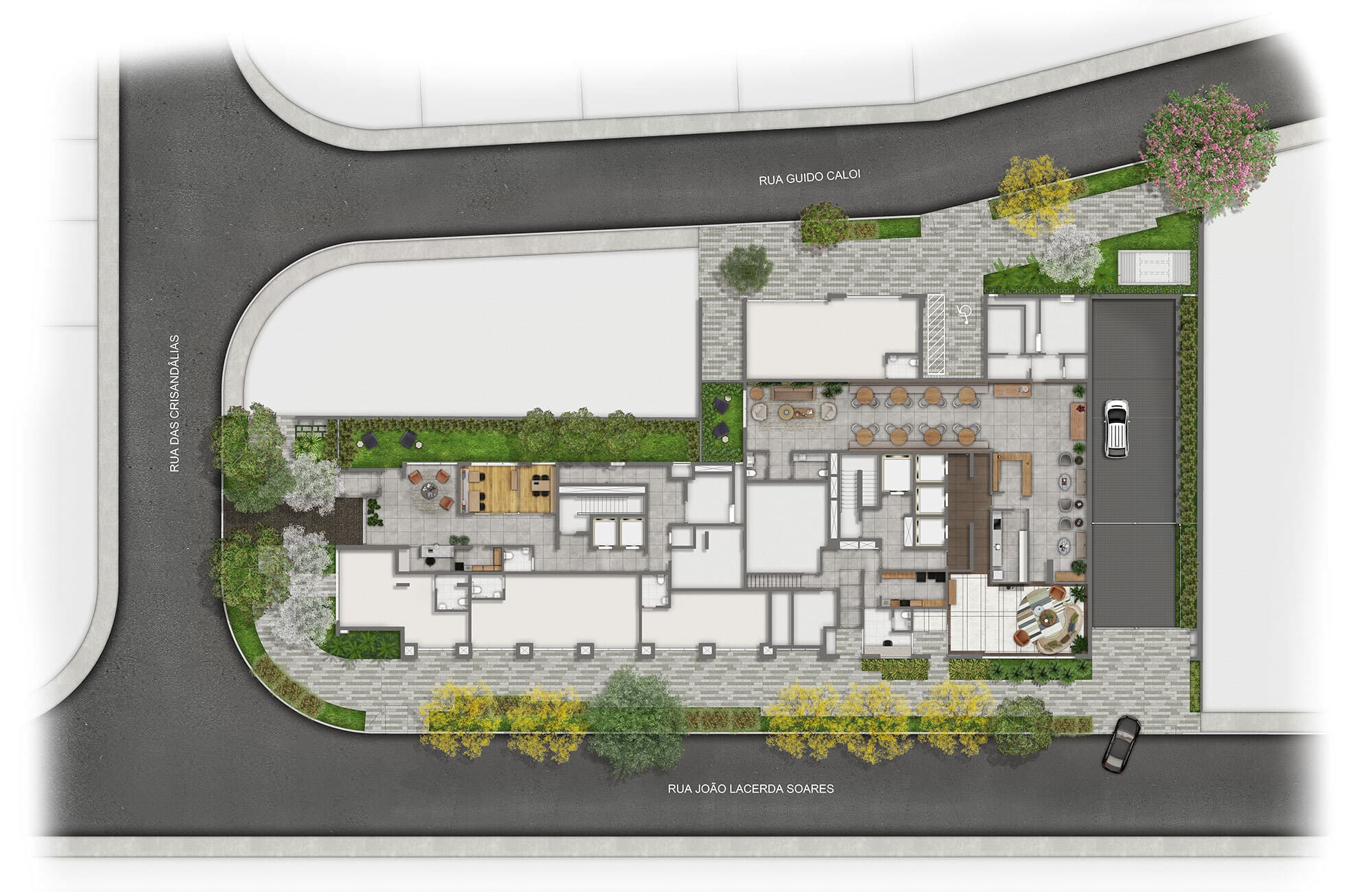 Planta 1 — Brooklin Noventa Living - Residencial