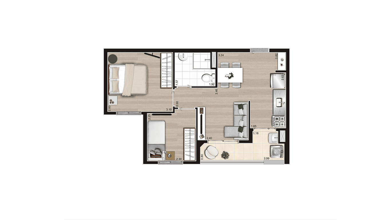 Planta 3 — Fort Aricanduva