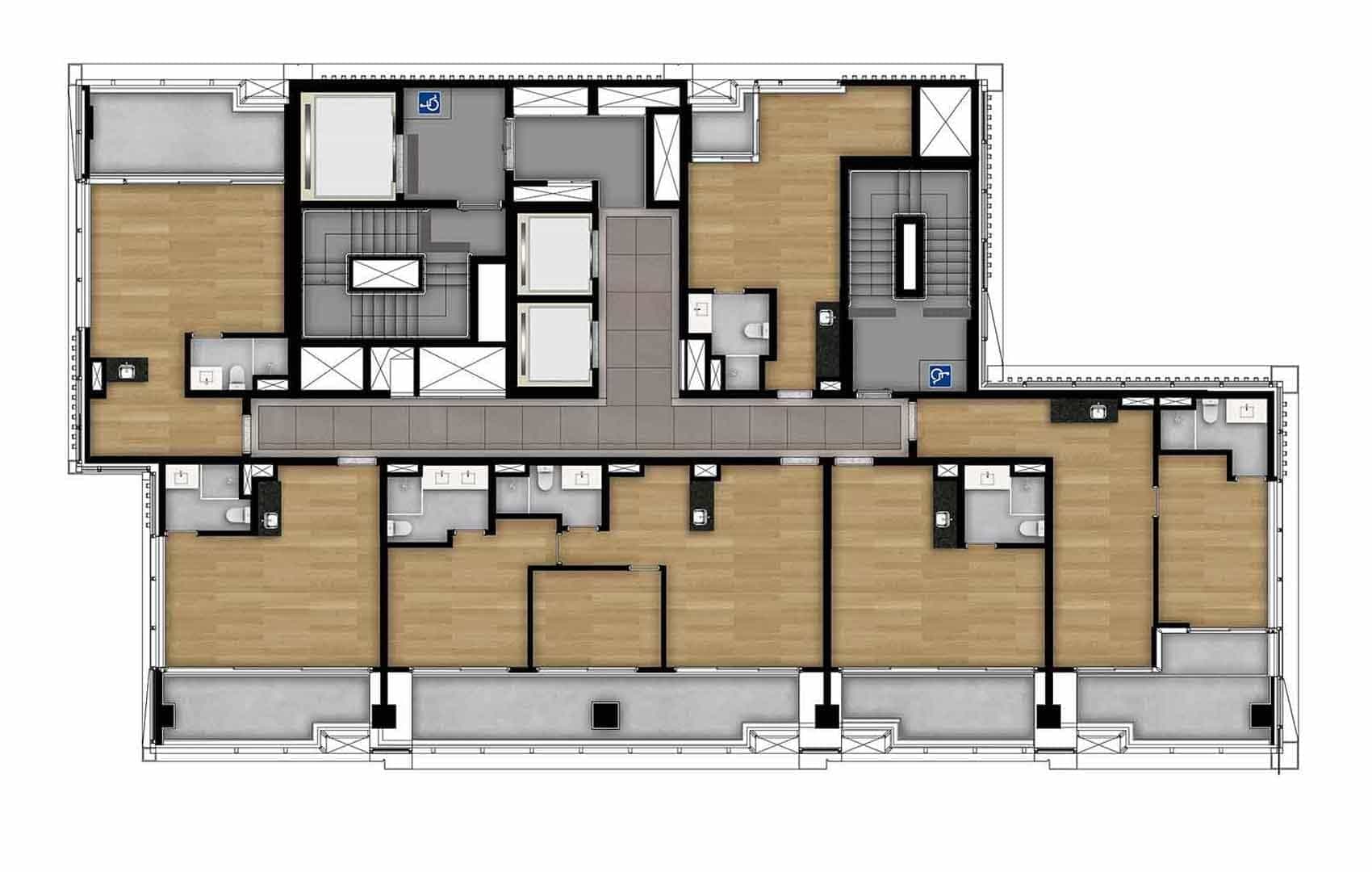 Planta 1 — JK Square Residence