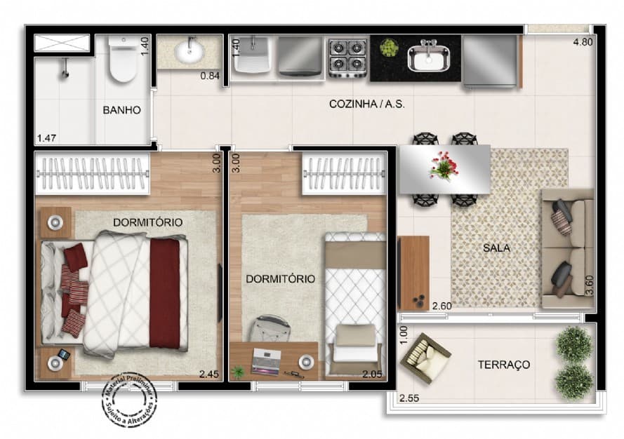 Planta 2 — Station Residence MBigucci