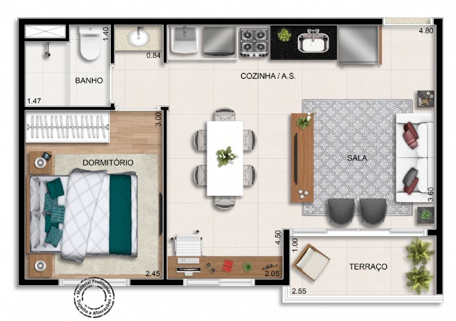 Planta 3 — Station Residence MBigucci