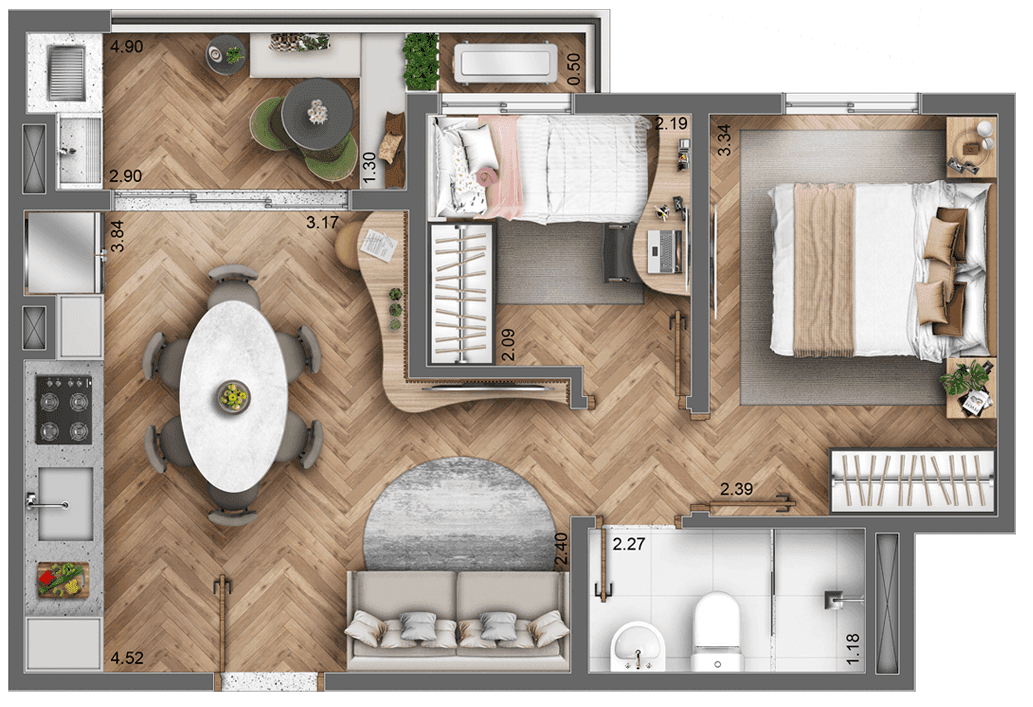 Planta 1 — Vista 553