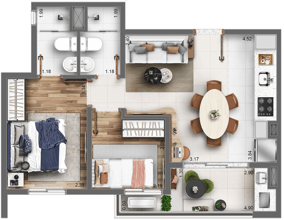 Planta 2 — Vista 553