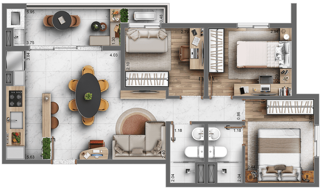 Planta 3 — Vista 553