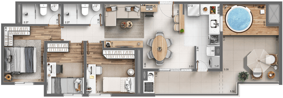 Planta 5 — Vista 553