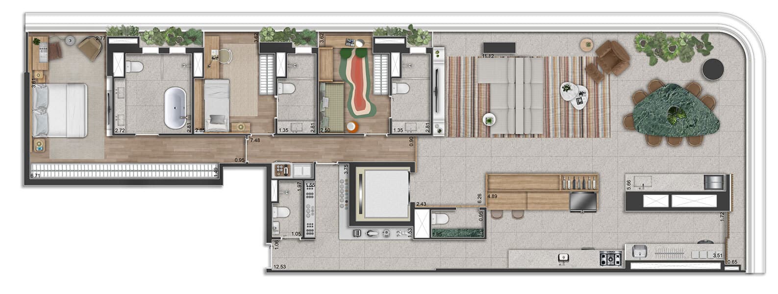 Planta 5 — Península Vila Madalena - Residencial