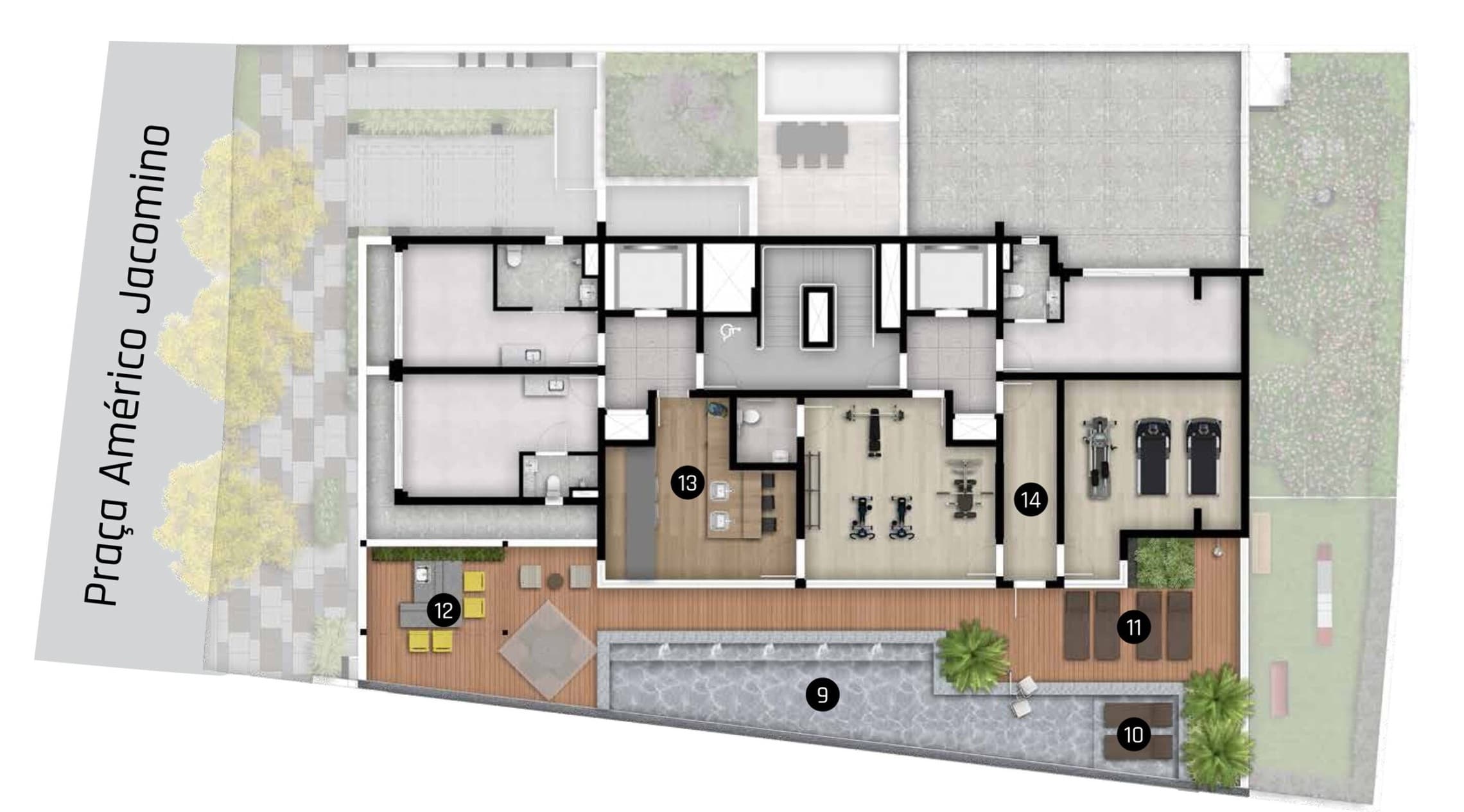 Planta 2 — THINK Home Vila Madalena - Residencial