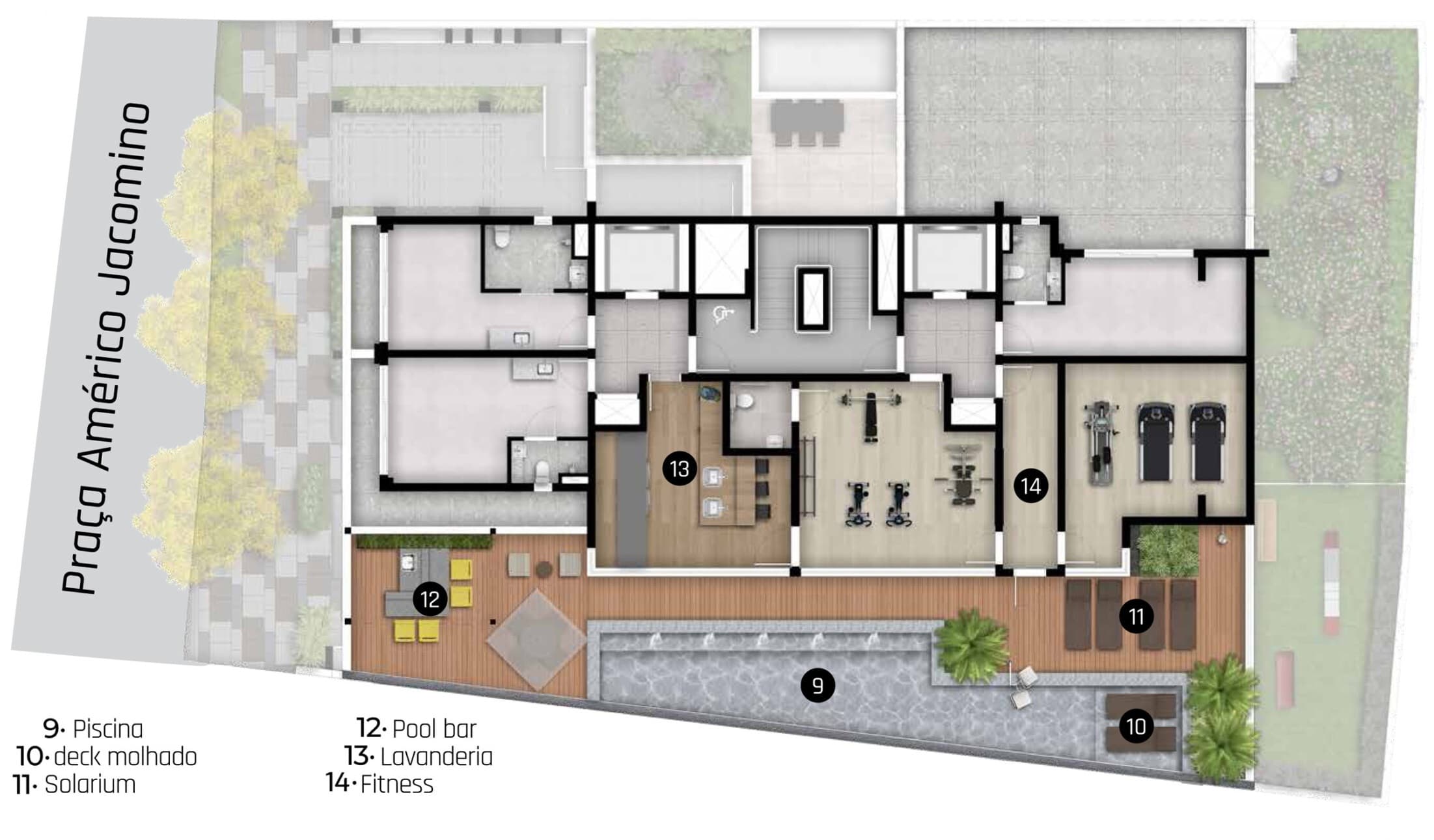 Planta 2 — THINK Home Vila Madalena - NR