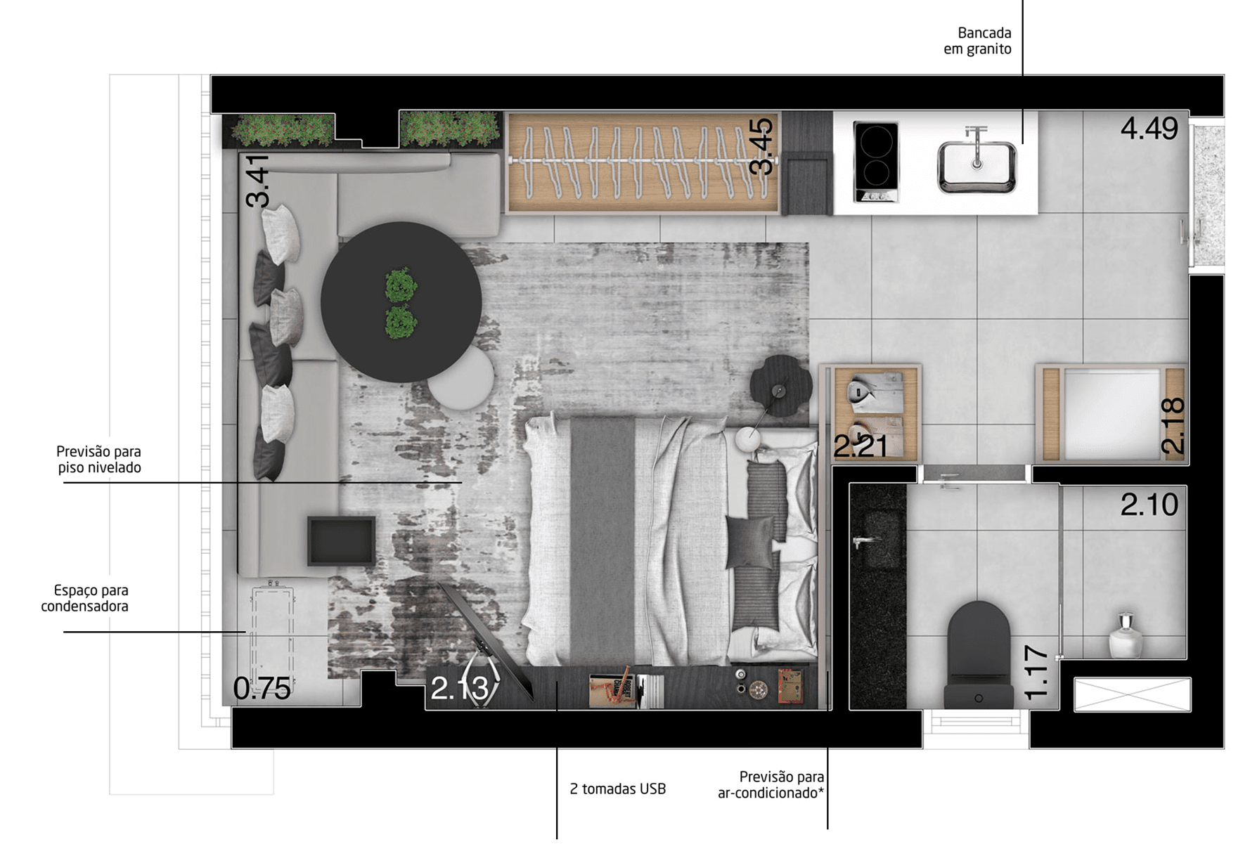 Planta 5 — THINK Home Vila Madalena - NR
