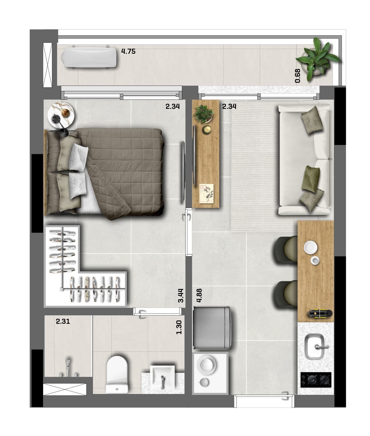 Planta 4 — Claris - Residencial