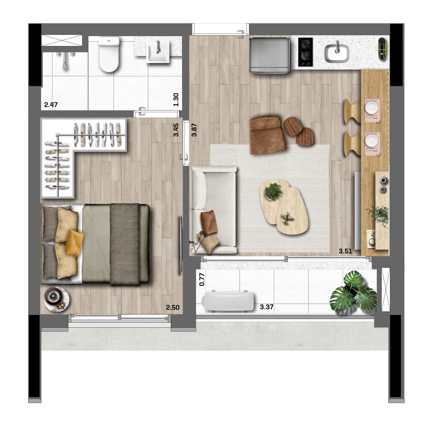 Planta 5 — Claris - Residencial