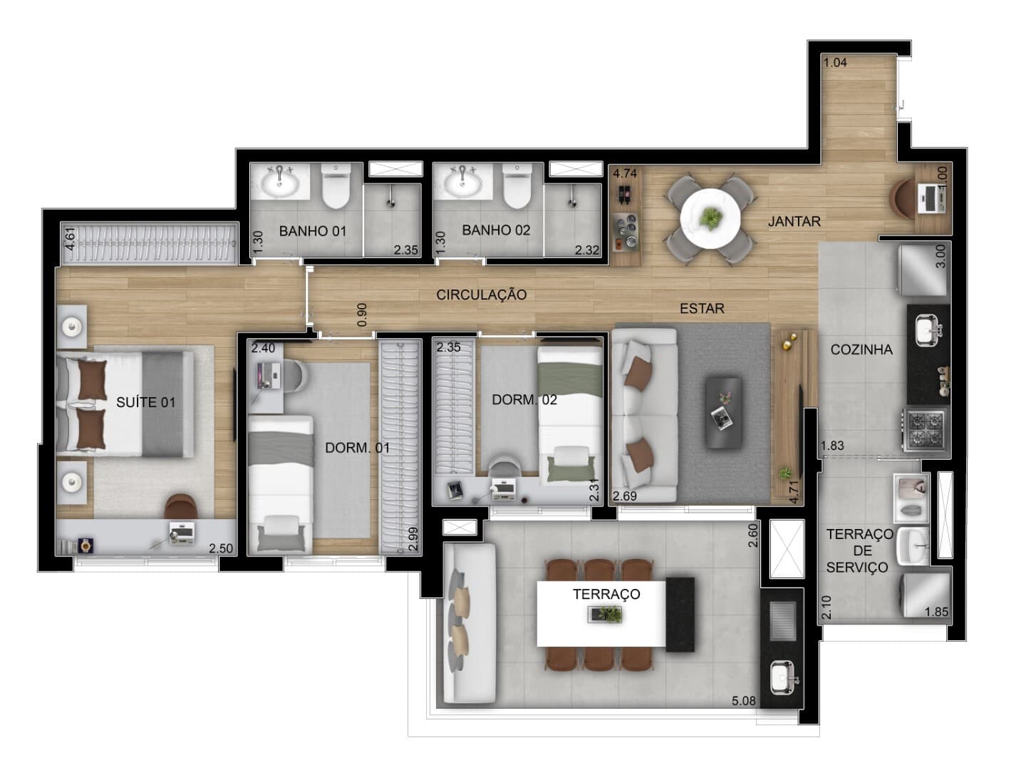 Planta 5 — Home Resort Astorga - Residencial