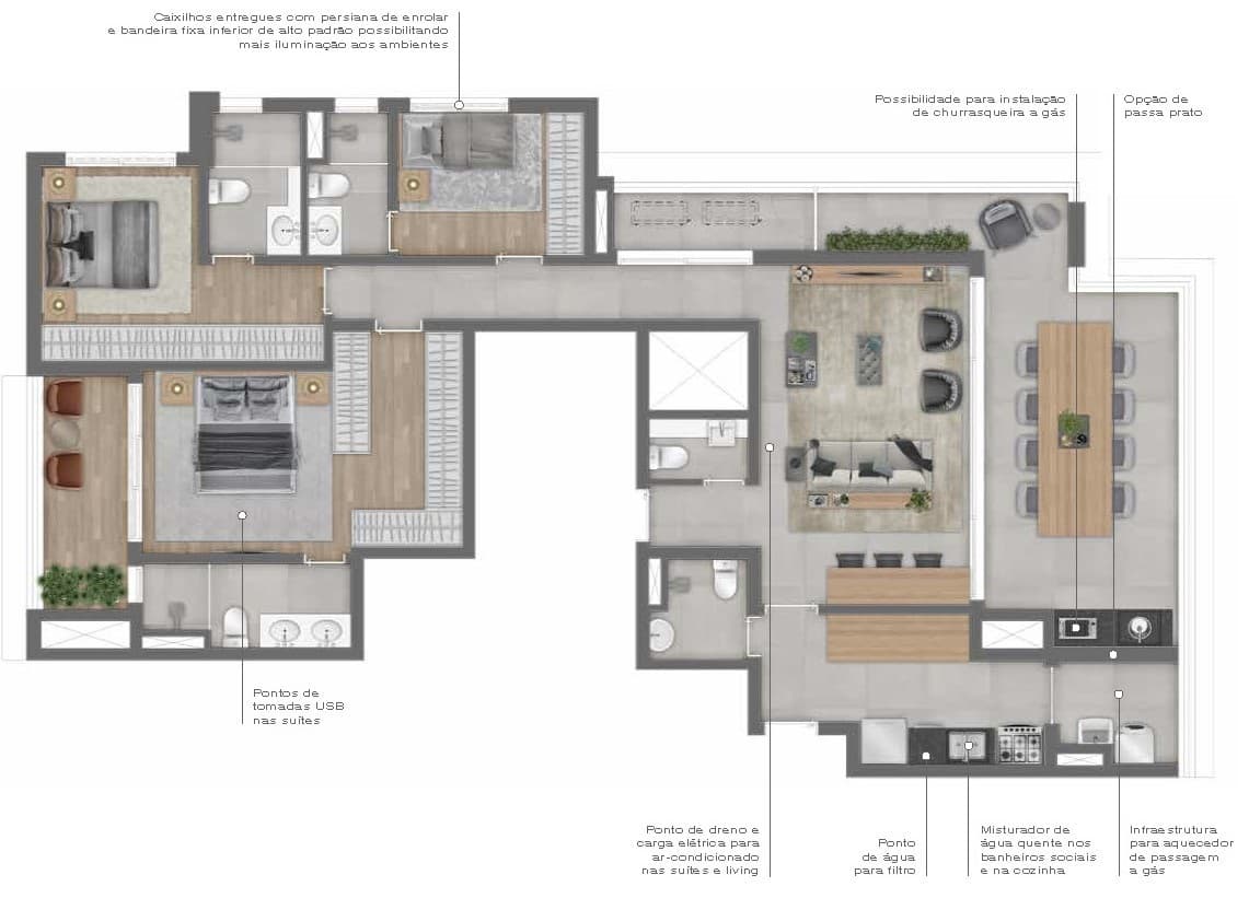Planta 6 — Led Vila - Residencial
