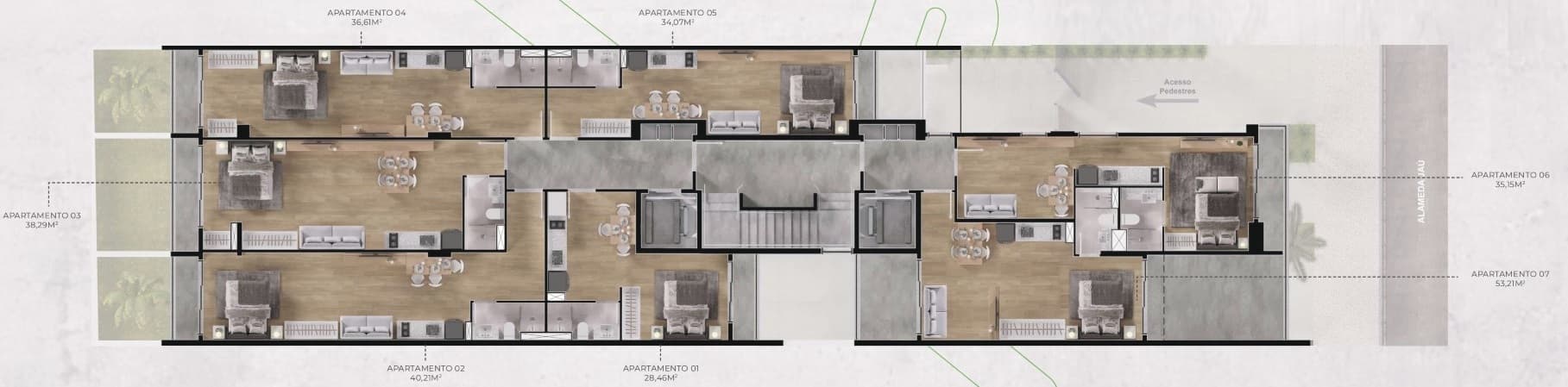 Planta 3 — Jaú 1894 - Residencial