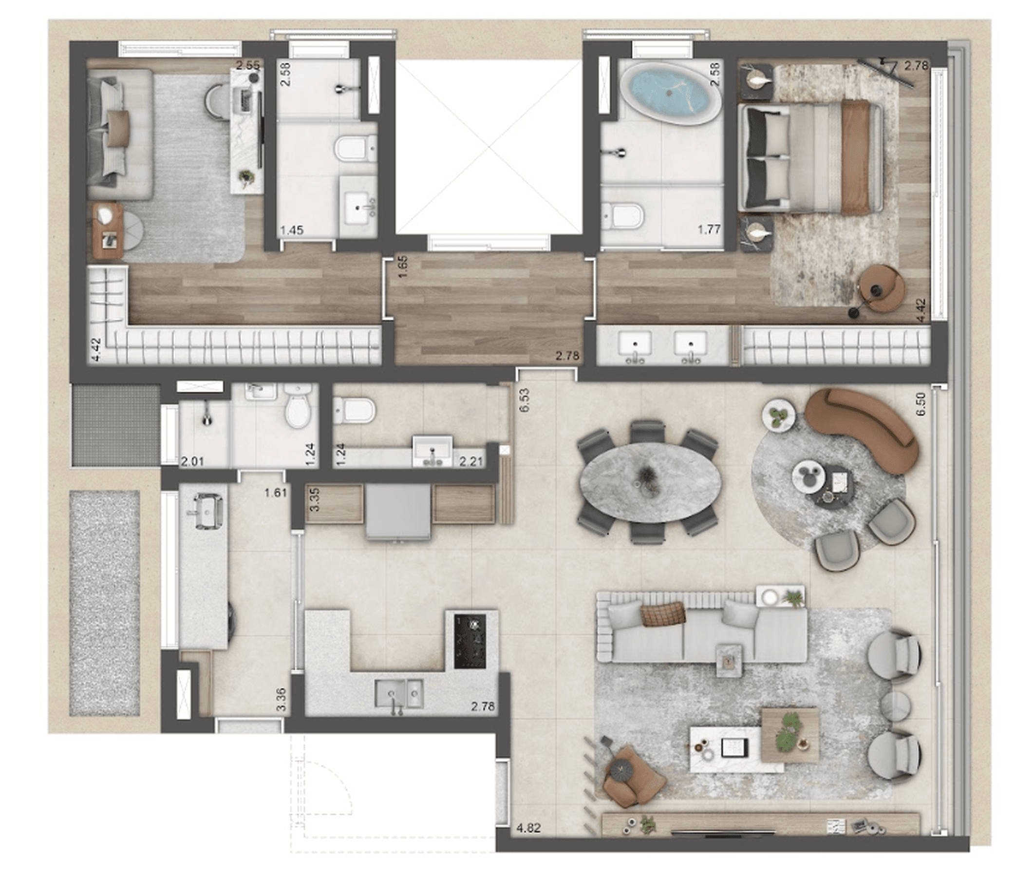 Planta 1 — 180° Rua Fidalga