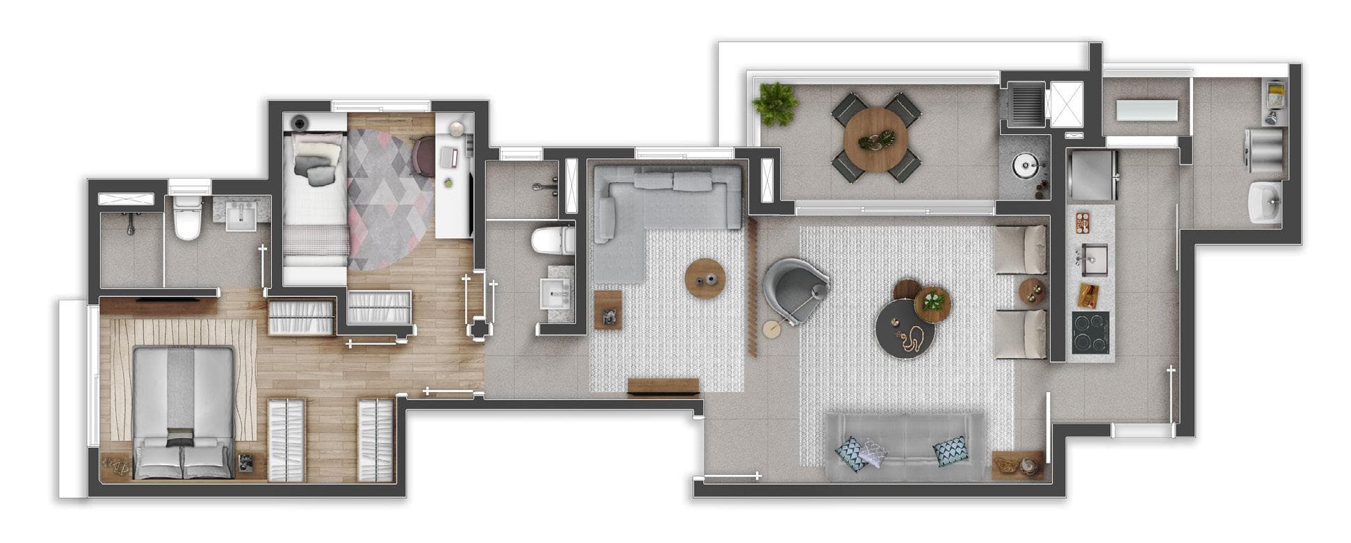 Planta 5 — Mirart Vila Mariana - Residencial