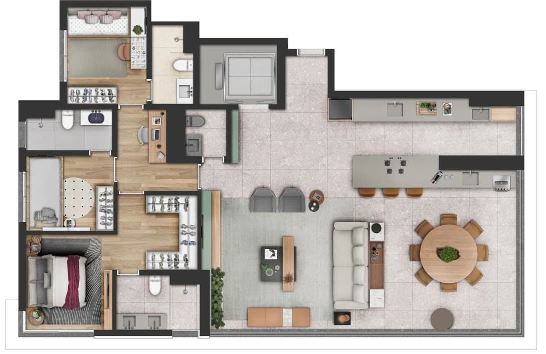Planta 2 — Evolve Vila Mariana - Residencial